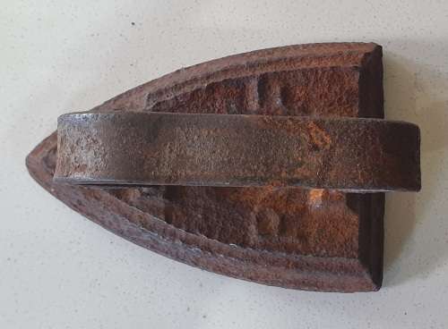 Vintage cast iron, coal stove clothing Sad Iron as per photo