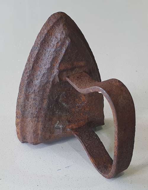 Vintage cast iron, coal stove clothing Sad Iron as per photo