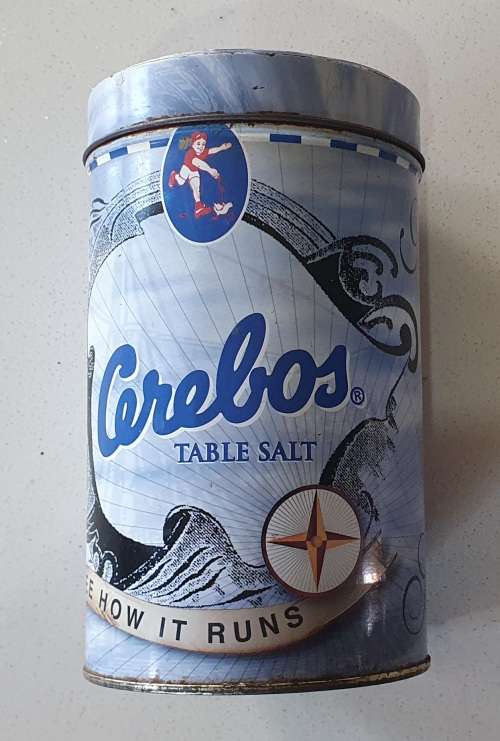 CEREBOS salt tin as per photos