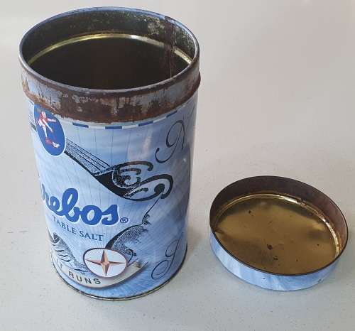 CEREBOS salt tin as per photos