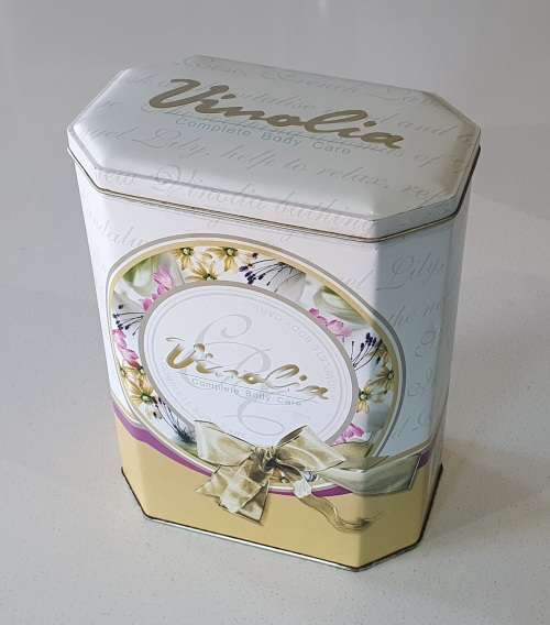 VINOLIA tin as per photos