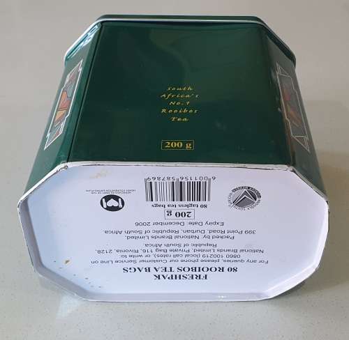 FRESHPAK Rooibos tea tin as per photos