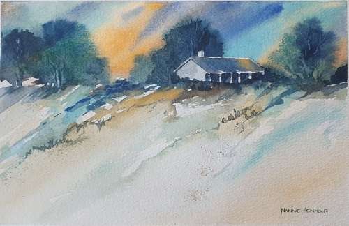 Original watercolour painting by NANNIE HENNING