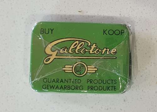 GALLOTONE tin with 200 extra loud needles still sealed as per photos