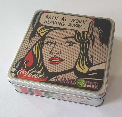 COCA COLA / King pie tin as per photos
