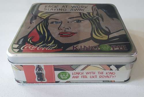 COCA COLA / King pie tin as per photos