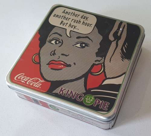 COCA COLA / King pie tin as per photos