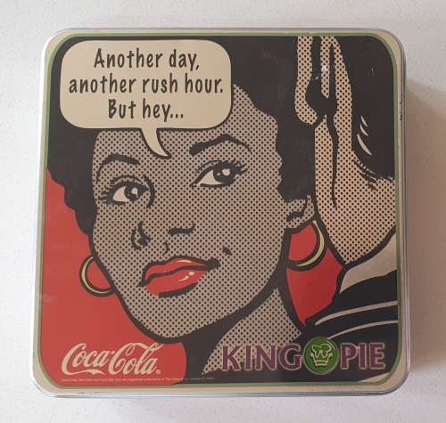 COCA COLA / King pie tin as per photos