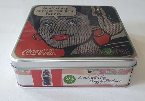 COCA COLA / King pie tin as per photos