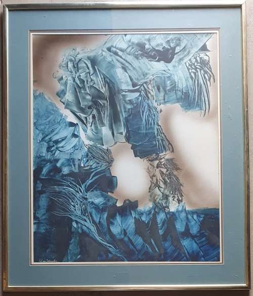 Original framed ocean landscape by Gerrit van Schouwenburg as per photos