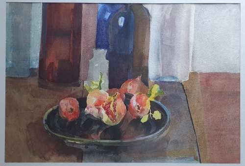 Watercolour by Leon De Bliquy as per photos