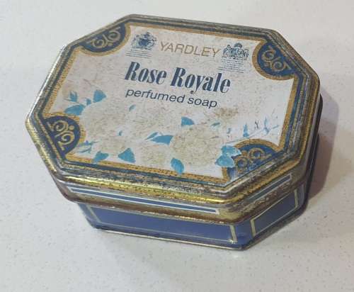 Yardley Rose Royale perfumed soap tin as per photos