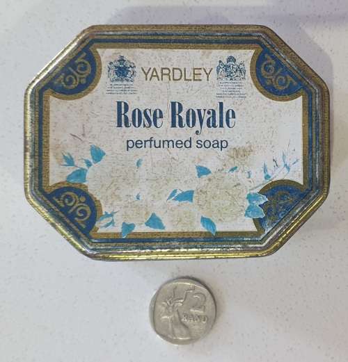 Yardley Rose Royale perfumed soap tin as per photos