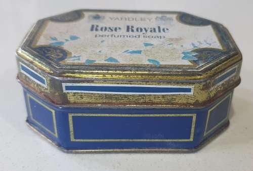 Yardley Rose Royale perfumed soap tin as per photos