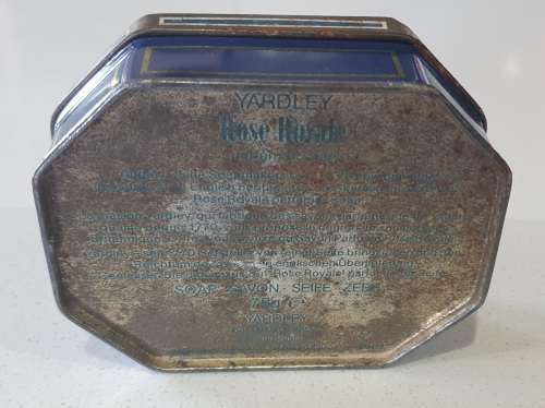 Yardley Rose Royale perfumed soap tin as per photos