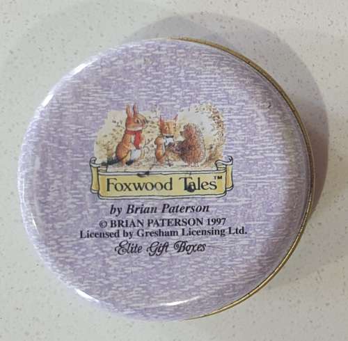 Foxwood Tales tin as per photos
