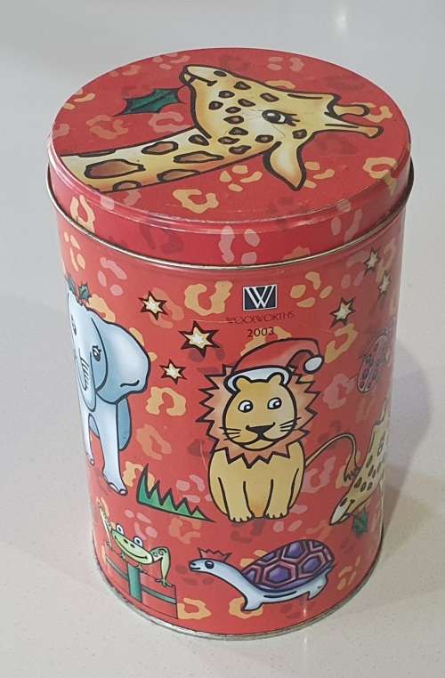 Woolworths tin as per photos