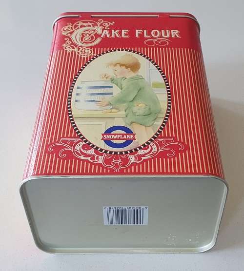 Snowflake Cake Flour tin as per photos