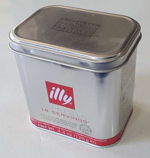 ILLY Espressoor tin as per photos