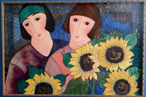 Watercolour by SONJA STORBECK as per photos