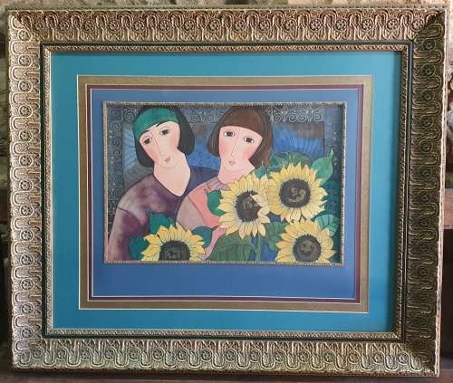 Watercolour by SONJA STORBECK as per photos