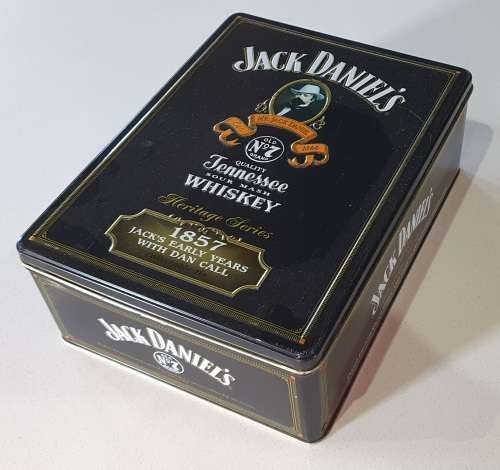 Jack Daniel`s tin as per photos