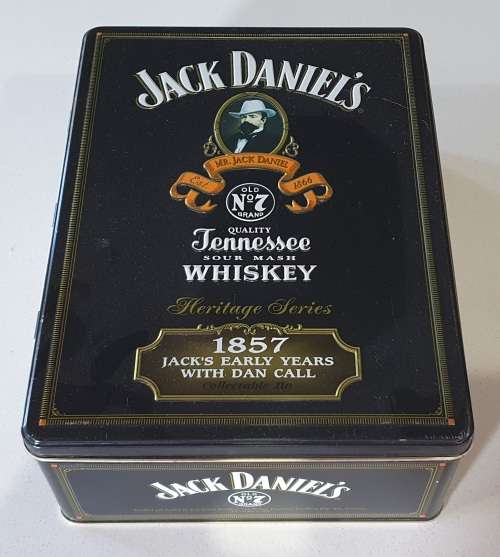 Jack Daniel`s tin as per photos
