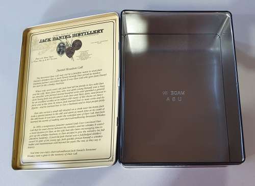 Jack Daniel`s tin as per photos