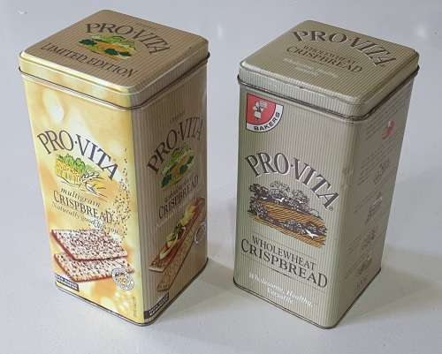 2 Pro-Vita tins as per photos
