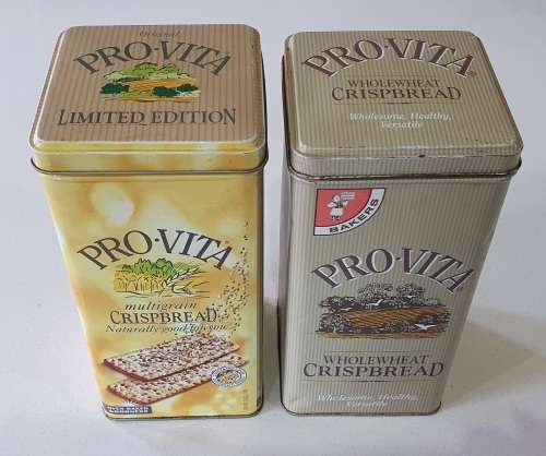 2 Pro-Vita tins as per photos