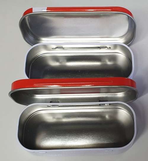 2x small Coca Cola tins as per photos