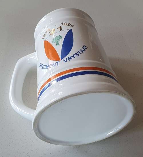 REGIMENT VRYSTAAT 1996 beer mug as per photos