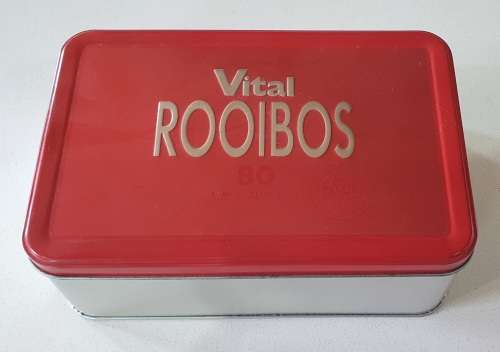 Vital Rooibos tea tin as per photos