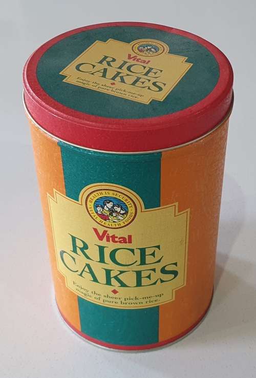 VITAL Rice Cakes tin as per photos