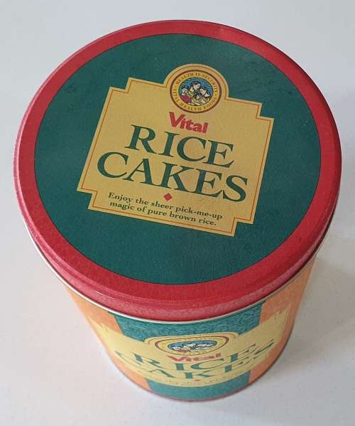 VITAL Rice Cakes tin as per photos