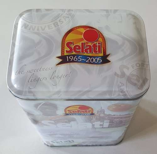 SELATI sugar tin as per photos