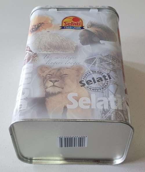 SELATI sugar tin as per photos