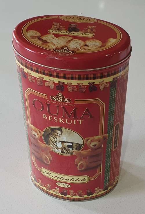 OUMA RUSKS tin as per photos