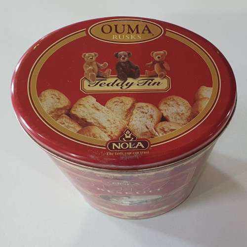 OUMA RUSKS tin as per photos