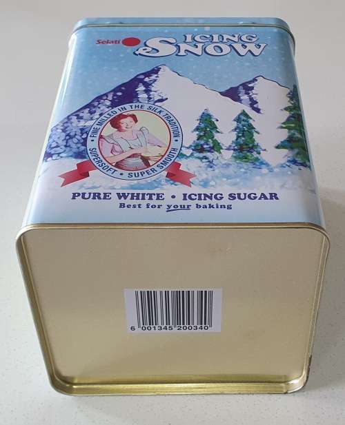 SELATI ICING SNOW tin as per photos