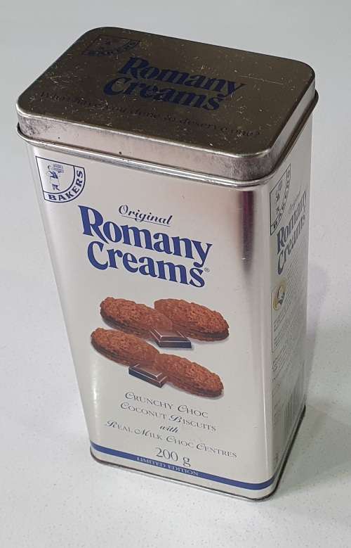 BAKERS Romany Creams tin as per photos