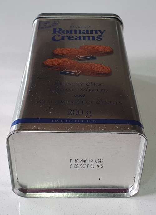 BAKERS Romany Creams tin as per photos