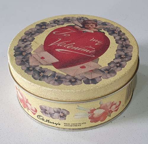 CADBURY`S Valentine tin as per photos