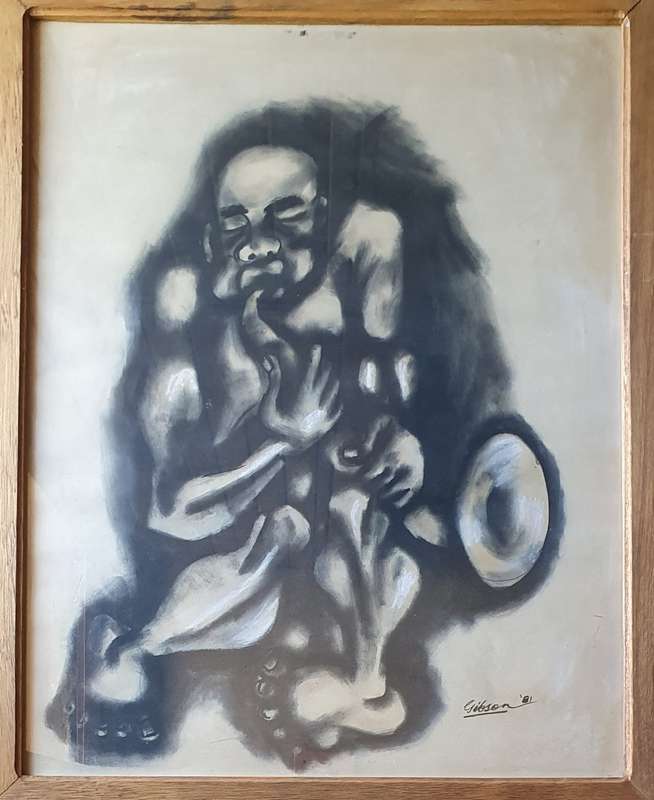 Framed GIBSON MOCHACHANE as per photo