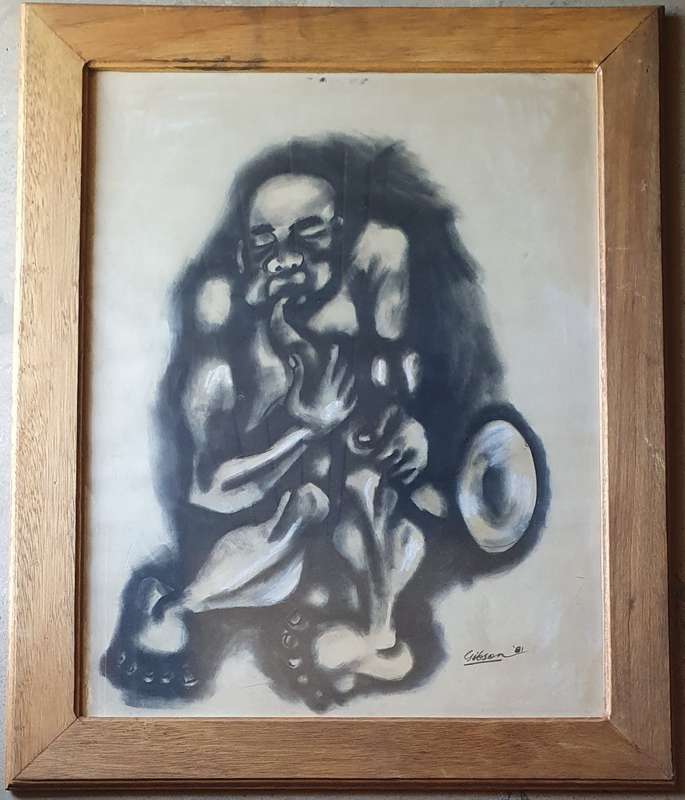 Framed GIBSON MOCHACHANE as per photo