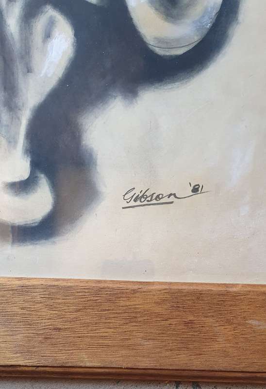 Framed GIBSON MOCHACHANE as per photo