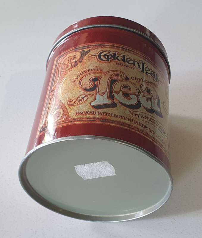 Golden Leaf tea tin as per photos