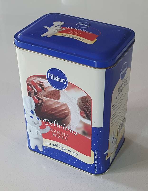 PILLSBURY Baking mix tin as per photos