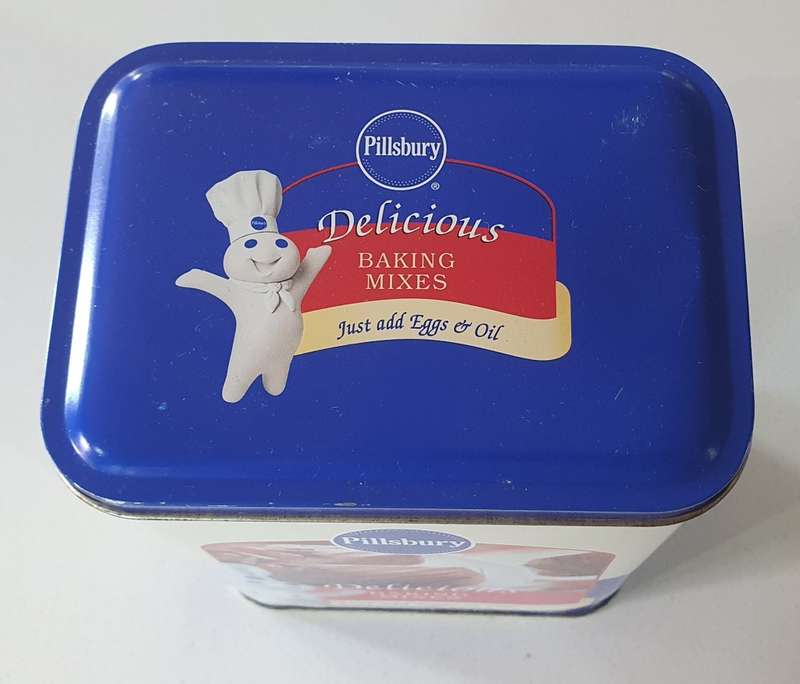PILLSBURY Baking mix tin as per photos