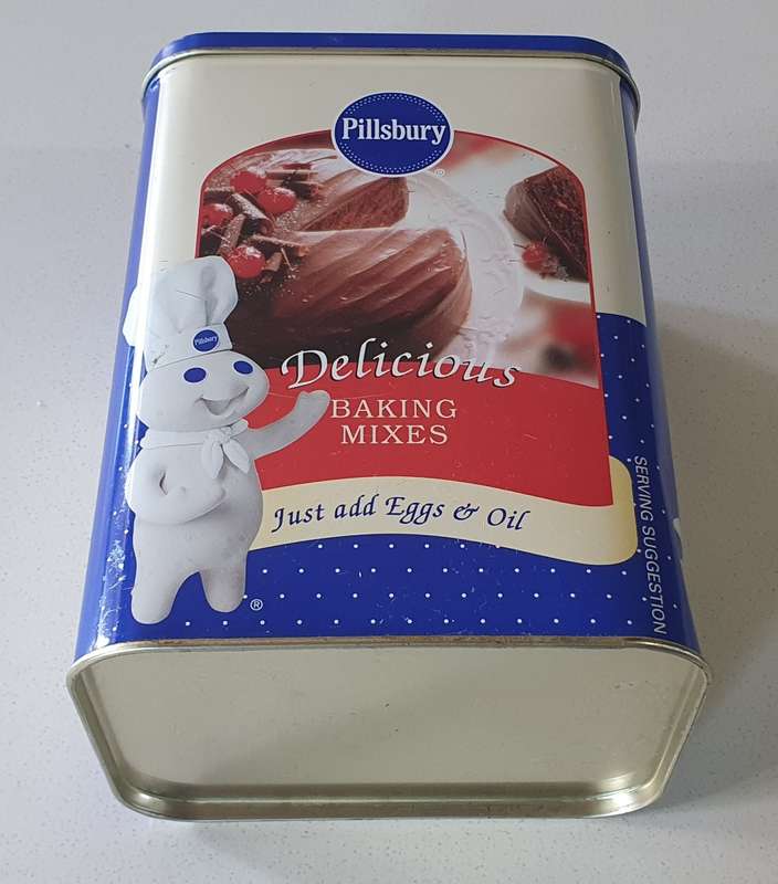 PILLSBURY Baking mix tin as per photos